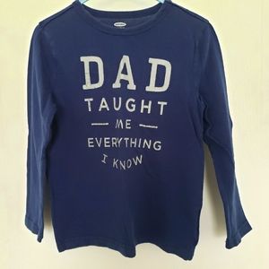 Blue Printed Long Sleeve Tee for Boys (Old Navy)